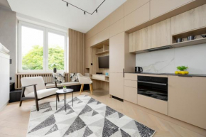 Przytulne Studio w Zielonej Okolicy Śródmieścia by Noclegi Renters